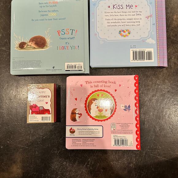 Children’s Books About Love, A Valentine Counting Book, and gift box - Picture 3 of 12